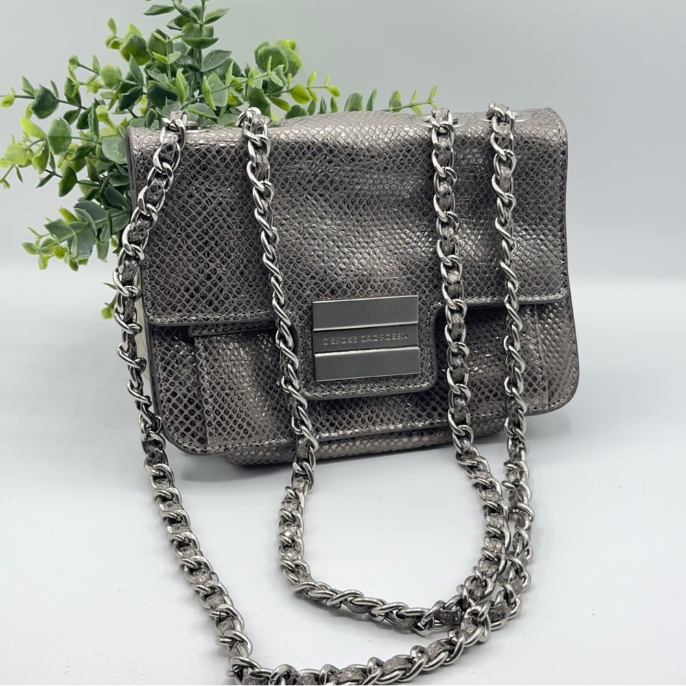 Zac Posen Silver Shoulder Bag